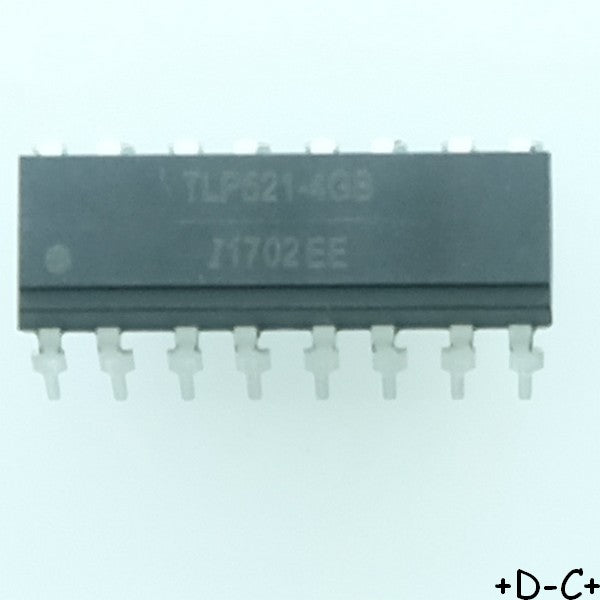 TLP621-4GB Optocoupleur phototransistor 5.3KV DIP-16 Isocom RoHS