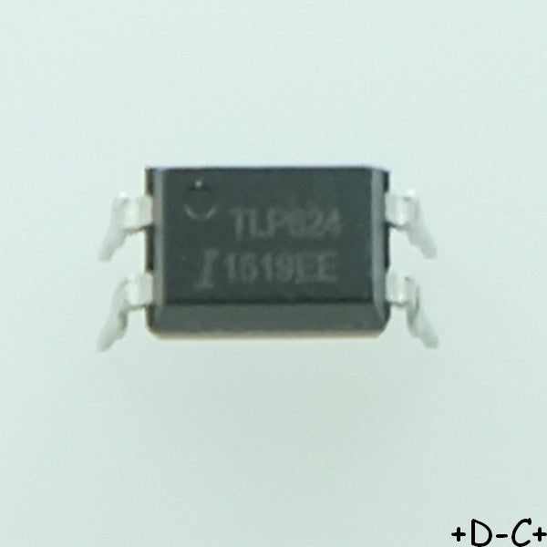 TLP624 Optocoupleur sortie transistor DIP-4 Isocom - Distri-Compo