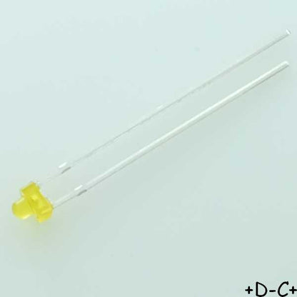 TLUY2400 Led jaune standard 1.8mm 585nm 20° Vishay RoHS