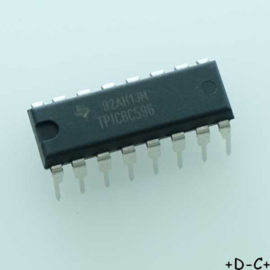 TPIC6C596N Shift Register Single 8-Bit Serial to Serial/Parall DIP-16 Texas RoHS