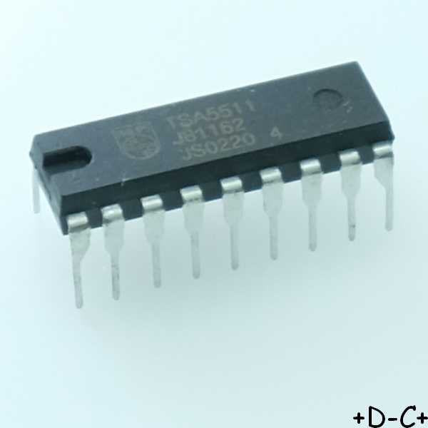 TSA5511 Synthe 1.8mhz bus I²C DIP-18 Philips