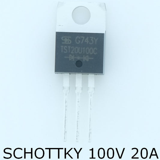 TST20U100C Diode Schottky 100V 20A TO-220AB Taiwan - Distri-Compo