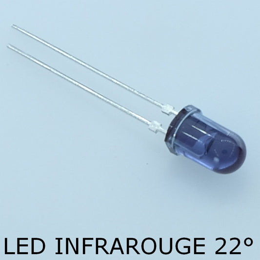 TSUS5400 Led emission infrarouge GaAs 950nm 22° Vishay - Distri-Compo