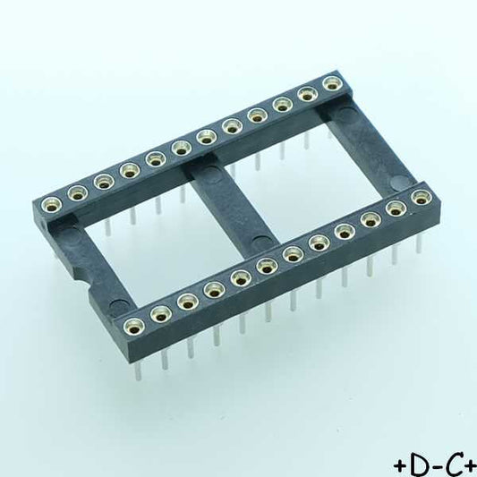 Support tulipe 24 broches 15.24mm