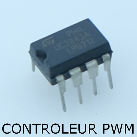 UC2843A Contrôleur PWM DIP-8 STM - Distri-Compo