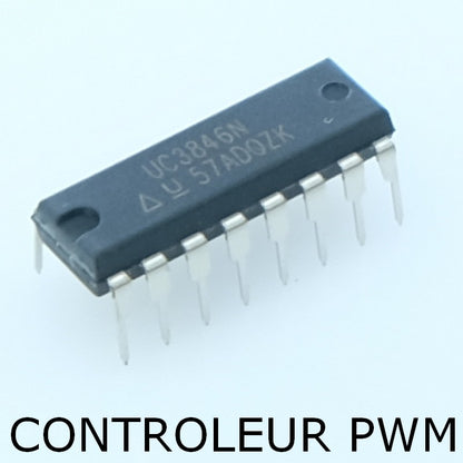 UC3846N Contrôleur PWM DIP-16 Texas - Distri-Compo