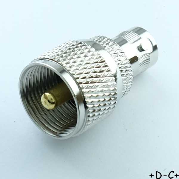 Adaptateur UHF mâle vers BNC femelle