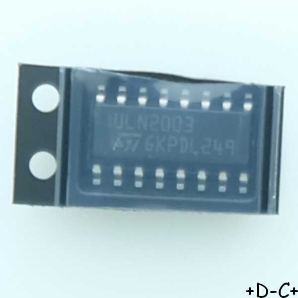 ULN2003D Transistor Darlington NPN 50V 500mA SOIC-16 STM RoHS