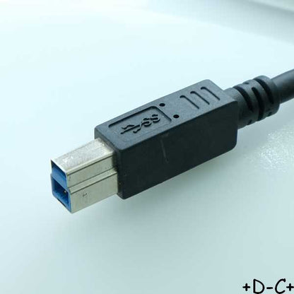 Cordon USB version 3.0 USB A mâle vers USB B mâle 1m80