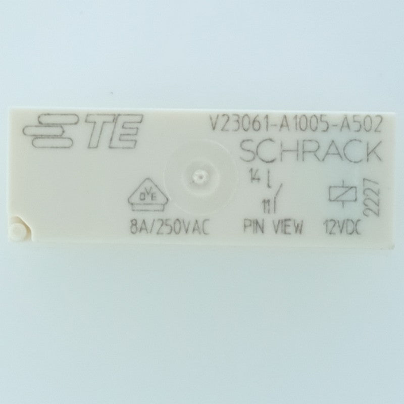 Relais de puissance 12VDC 8A SPST-NO 28.6x10x15mm V23061-A1005-A502 TE - Distri-Compo