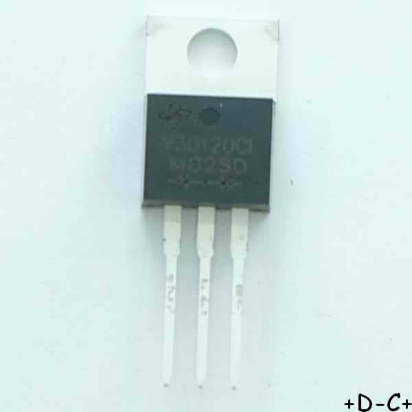 V30120CI-M3/P Rectifier diode Schottky 120V 30A TO-220AB Vishay RoHS