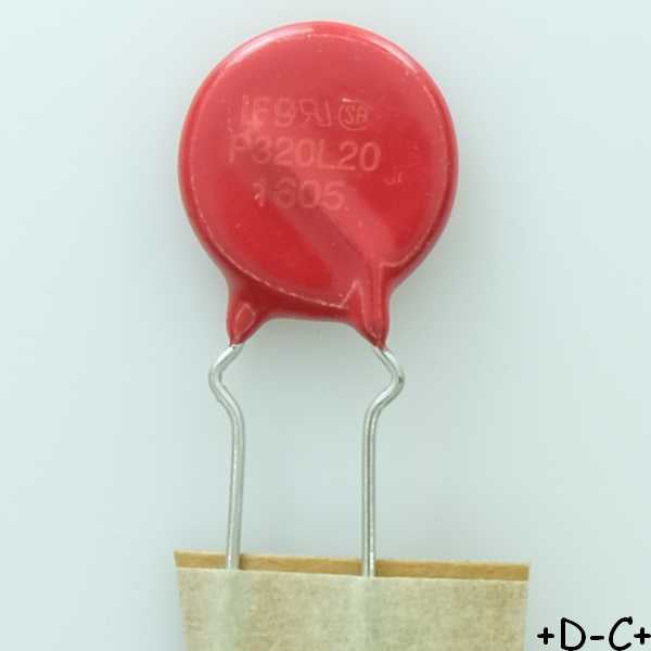 V320LT20AP Varistance MOV 320VAC 420VDC 4500A 561V Littelfuse RoHS