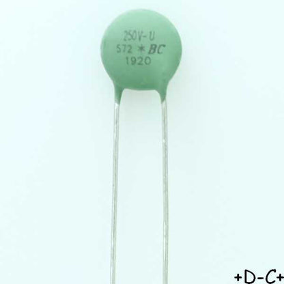 VDRUS07M250BSE Varistance MOV 250VAC 320VDC 7mm Vishay RoHS