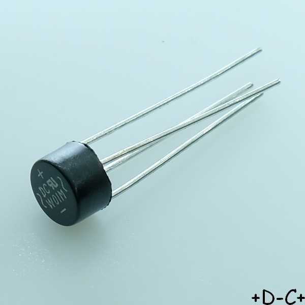 W01M Pont redresseur rond 100V 1.5A D.C. Components