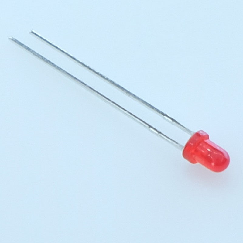 Led rouge 3mm 617nm 25mcd 60° WP3A10ID Kingbright - Distri-Compo