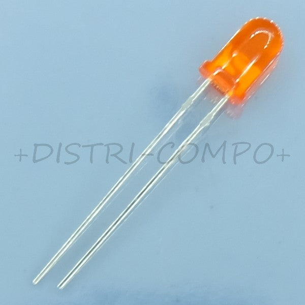 Led orange 5mm 607nm 45mcd 30° WP7113ND Kingbright RoHS