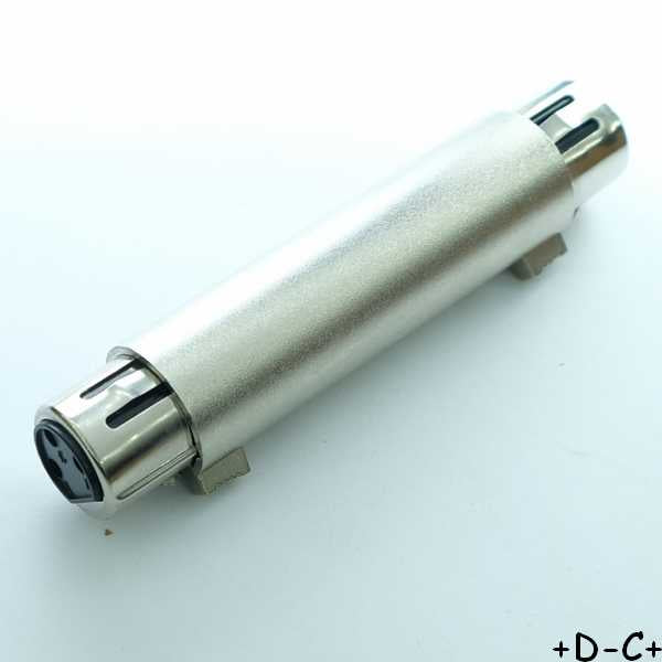 Adaptateur XLR femelle vers XLR femelle RND
