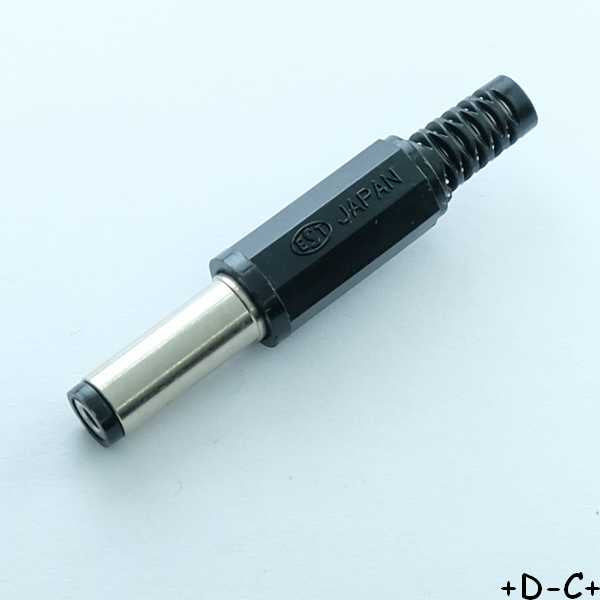 Fiche Jack alimentation mâle 2.1mm 5.5mm XNES/J 210 Lumberg