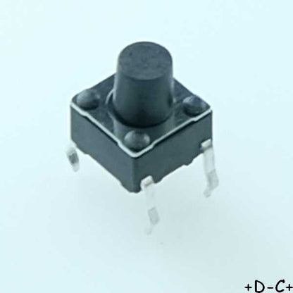 Commutateur tactile SPST-NO 12V 50mA Y97HT21A1GAFP CK