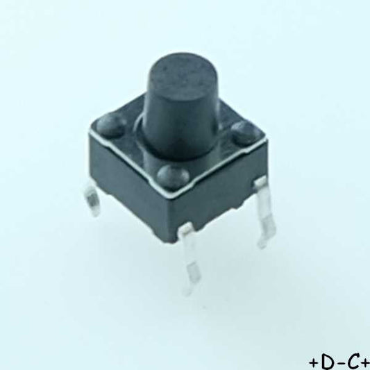 Commutateur tactile SPST-NO 12V 50mA Y97HT21A1GAFP CK