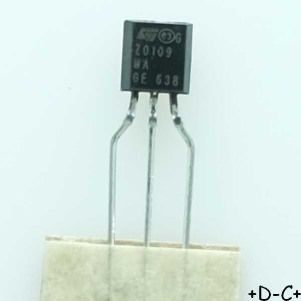 Z0109MA Triac 600V 8.5A TO-92 STM RoHS