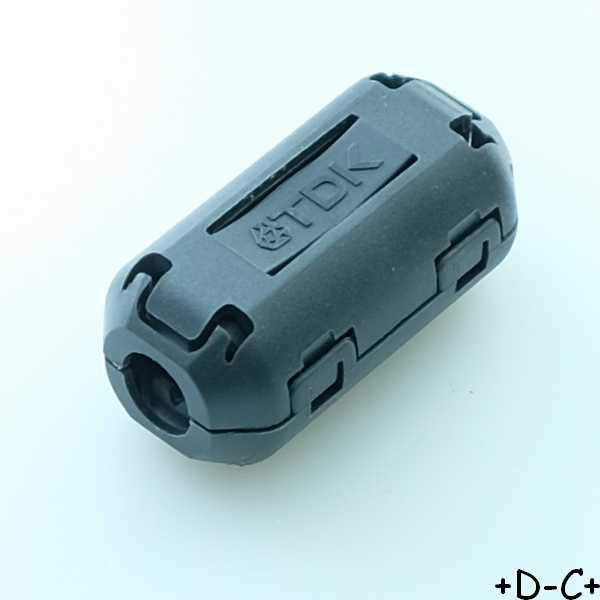 Ferrite 5mm à noyau séparé 50MHz - 500MHz 50ohm TDK ZCAT1325-0530A - Distri-Compo